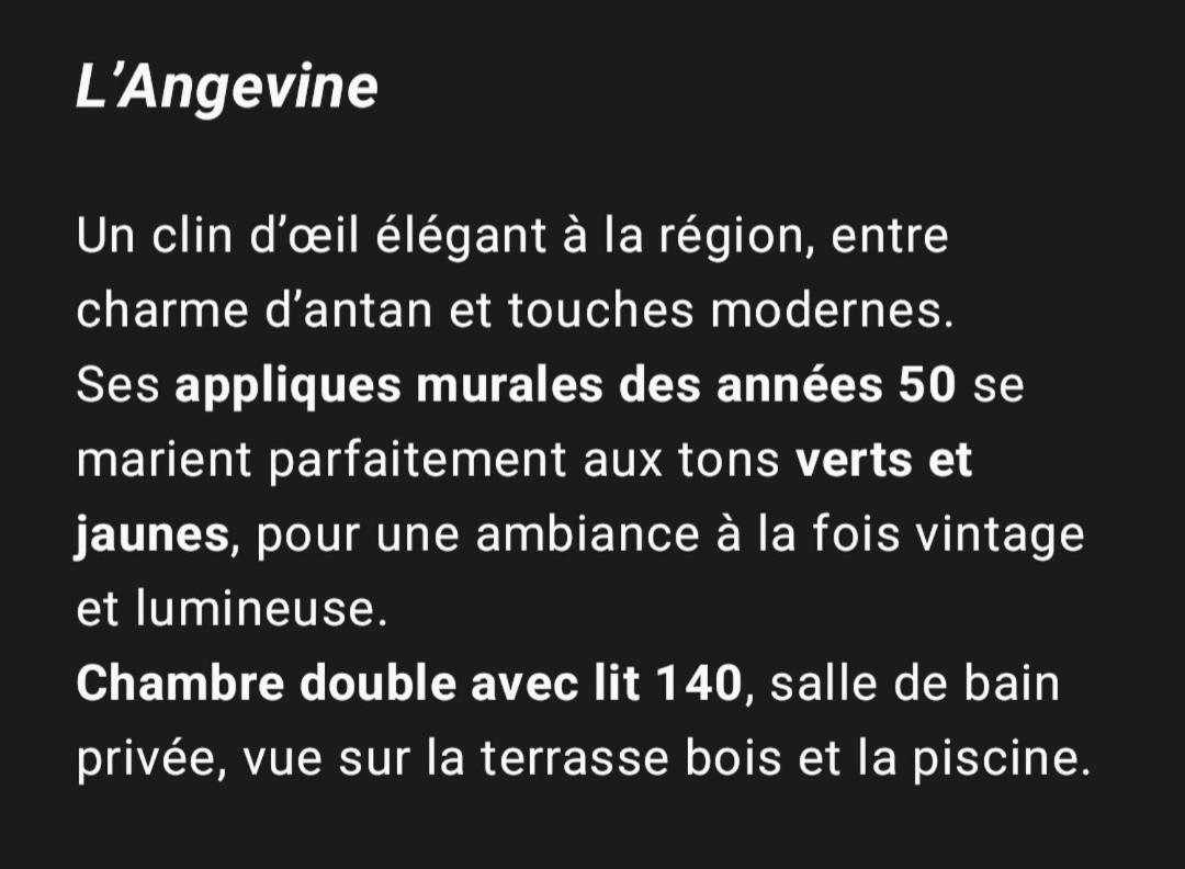 "Chez Lyly Et Juju" Piscine&Sauna Calme 3Chambres Angers Værelse billede